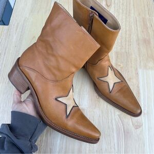 Baci 7.5 Women’s Leather Star Boots
